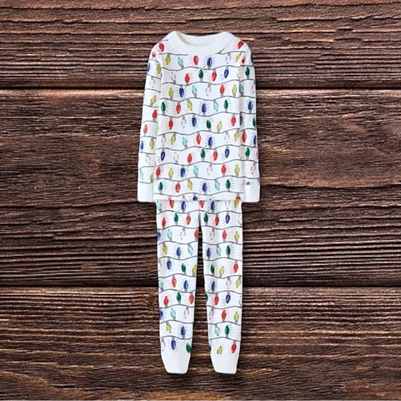 Hanna Andersson Holiday Lights 2pc Pajama Set - Picture 1 of 11